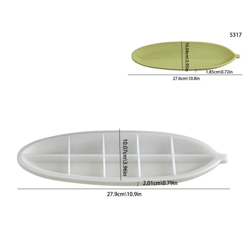 Artistics-Silikonform mit Blattmuster zur Herstellung 2
