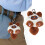 Porte-clés en peluche douce, breloque Kitty, Adorable,-UN 3