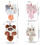 Porte-clés en peluche douce, breloque Kitty, Adorable,-UN 4