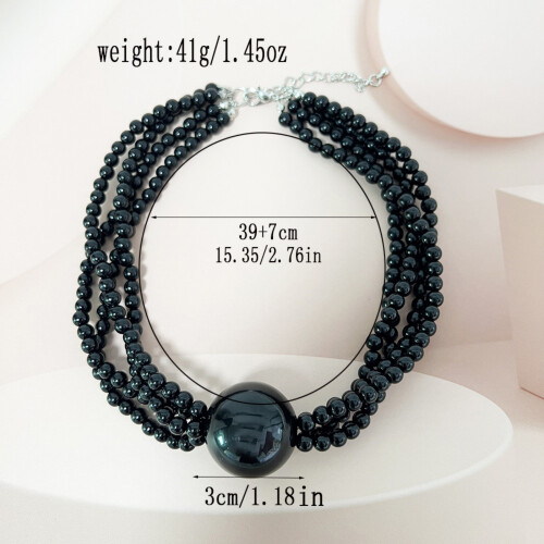 Bijoux en chaîne de perles d'imitation de couche avec des-SS4 2