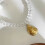 Collier élégant avec pendentif pétoncles en perles,-Rouge 5
