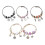 Bracelet polyvalent en acier titane, pendentif-Noir 2