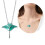 Flexibele lengte Manta Ray legering ketting-mantarog 3