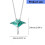 Flexibele lengte Manta Ray legering ketting-mantarog 4