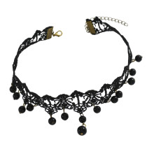 Collier gothique sophistiqué en dentelle noire avec-Article 6