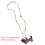 Collier à breloques en résine teckel, fil de perles multicolore, 3