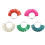 Construction en plastique de couleur du design vintage 5-Blanc 2