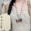 Collier à breloques en résine teckel, fil de perles multicolore, 7