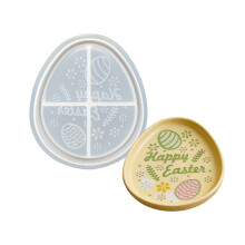 Handmade Resin Art Silicone Mold Rabbit/Eggs Design-H26