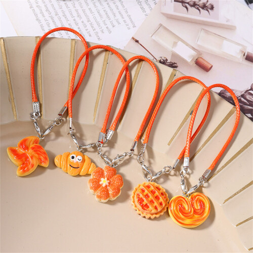Porte-clés à breloques de boulangerie réaliste, accessoire 2