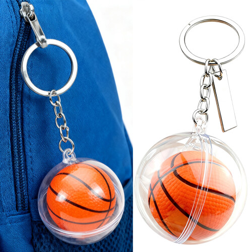 Oversized Basketball Acrylic Keychain Shatterproof-long tag 1