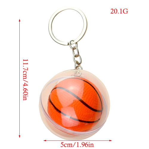 Oversized Basketball Acrylic Keychain Shatterproof-long tag 2