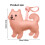 PU Craftsmanship Dog Shaped Keyring For Keys Wallets Or-Coffee 4