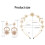 Boucles d'oreilles à pince à cheveux Double couche, style-Argent 4