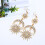 Boucles d'oreilles à pince à cheveux Double couche, style-Argent 6