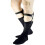 Herrestrømpeholder – Sort nylon, 2,5 cm bredde, justerbar 2