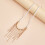 Delicate Layer Chain Chokers Necklace With Irregular Cultured 5