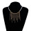 Delicate Layer Chain Chokers Necklace With Irregular Cultured 6
