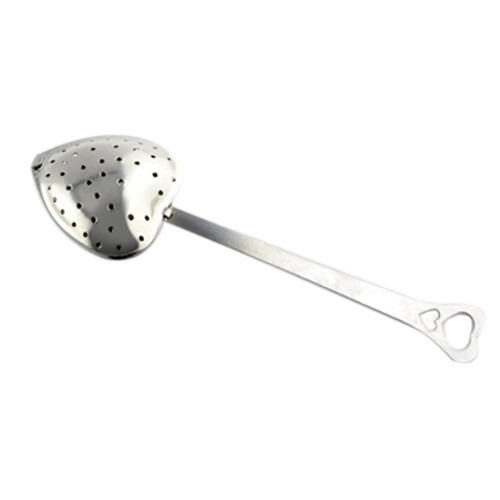 Stainless Steel Heart Tea Strainer Spoon 1pc 1