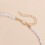 Delicate Layer Chain Chokers Necklace With Irregular Cultured 7