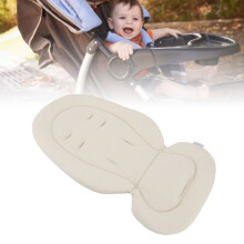 Beige Kinderwagenkissen 67x35.5 cm waschbar