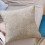 Chenille Throw Pillow 45 x 45 cm Beige Sofa Cushion 4