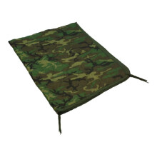 Military Poncho Liner Camo Blanket 87x64 inch Nylon Shell