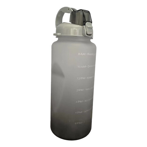 Μπουκάλι νερού Tritan χωρίς BPA 2200ml με δείκτες χρόνου