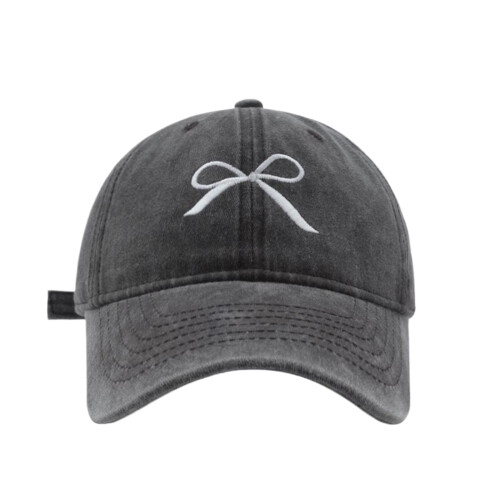 Hata baseball bogha bróidnithe do mhná, ócáideach breathable