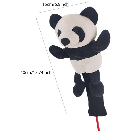 Golfklubbhuvudskydd med plysch och elastisk passform, 40 cm 2