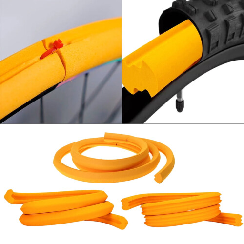 Inserções de espuma para pneus de bicicleta sem câmara, compatíveis com aros de 25 a 32 polegadas. 1
