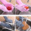 Luvas de silicone para lavar louça, 2 pares – Punho de 35,5 cm (14 polegadas) 5