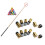 Pool Cue Tips PU Leather 10 Pieces 2