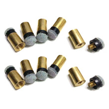 Pool Cue Tips PU Leather 10 Pieces