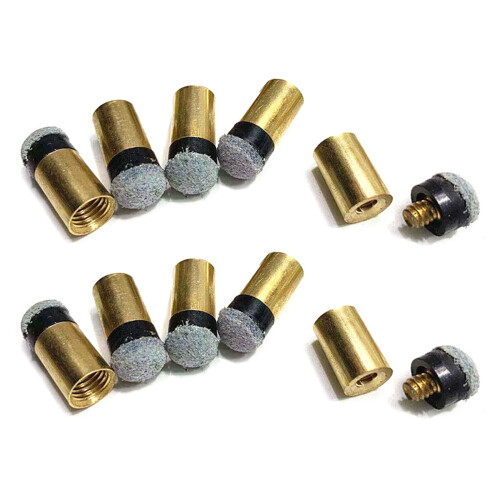 Pool Cue Tips PU Leather 10 Pieces