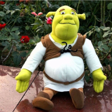 (45cm) Huge Shrek Plush Doll Stuffed Toy Shrek Ogre 45cm Soft Pillow Kids Gift Toys