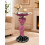 Pink Black Crushed Diamond Side Table 60x40cm 6