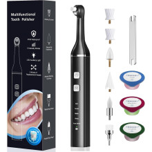 Tooth Polisher Plaque Remover for Teeth, Teeth Stain Remover Teeth Cleaning Plaque Stain Removal whitening Yellow Teeth with 5 Modes