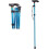 Bastoncini da trekking pieghevoli in alluminio, lunghezza 84-93 cm 1