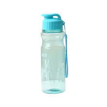 Draagbare sportkan van voedselveilig waterglas, blauw, 1 liter