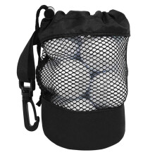 Nylon nettas met trekkoord voor golf, speelgoed en sport.
