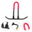 Suporte de metal para bicicleta com ajuste de altura – 34,3 cm (13,5 polegadas) 1