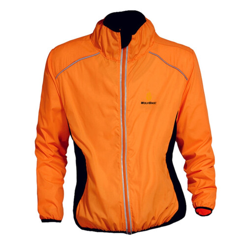 Radsport-Windjacke mit reflektierenden Details
