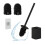Flat Toilet Brush with Wall-Mounted Holder 1