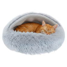 Small Pet Bed with Roof, Non-Slip, 44x38 cm