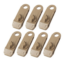 Hochleistungs-Zeltclips, windfest – 7er-Pack, mit Verriegelungszähnen
