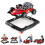 4-in-1 Adjustable Baby Walker - Red Car Design 2