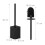 Flat Toilet Brush with Wall-Mounted Holder 4