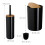7-Piece Plastic & Bamboo Bathroom Accessories Set 4