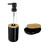 7-Piece Plastic & Bamboo Bathroom Accessories Set 7